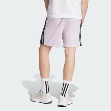 Shorts Essentials 3 Franjas Tejido Jersey 7 Pulgadas