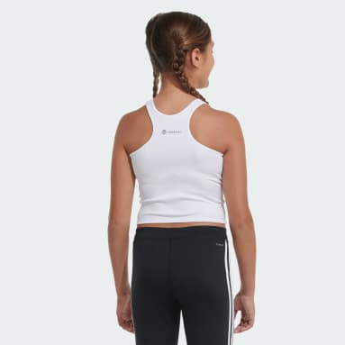 👕 adidas Power React Bra - Black, Kids' Training