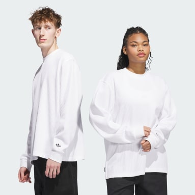 Chemise de skateboard à manches longues en maille gaufrée