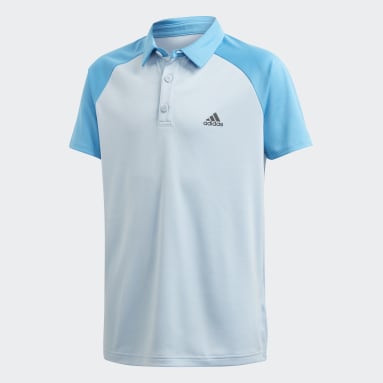 Boys Tennis Blue Club Polo Shirt