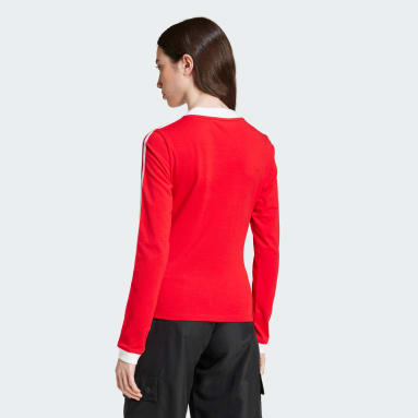 Rote T Shirts fur Damen adidas DE