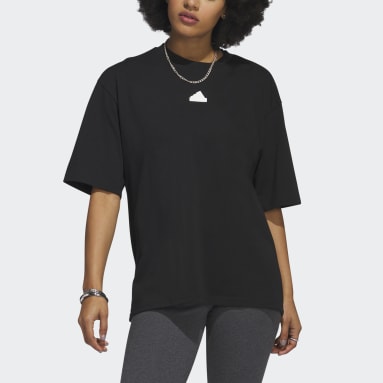 Remera Future Icons Boyfriend Estampada Negro Mujer Sportswear