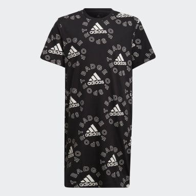 Dívky Sportswear černá G LOGO DRESS