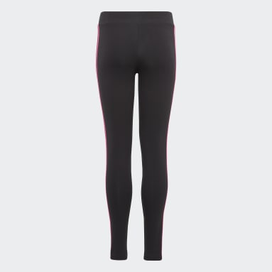 Legging à 3 bandes en coton Essentials noir Adolescents 8-16 Years Sportswear