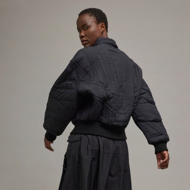 Casaco Acolchoado Y-3 Preto Mulher Y-3