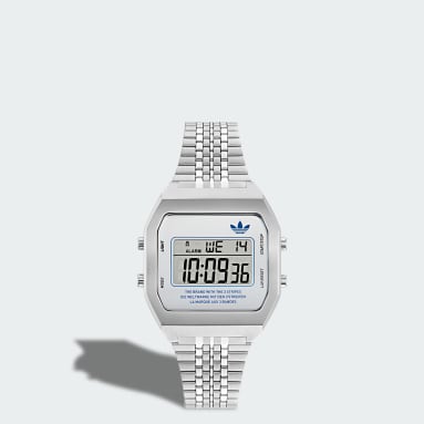 Originals zilver Digital Two SST Horloge