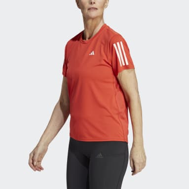 Playera Own the Run Rojo Mujer Running