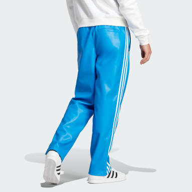 ADIDAS Track Pants Women's Medium Blue Originals Big Logo Trefoil GD2328  NWT