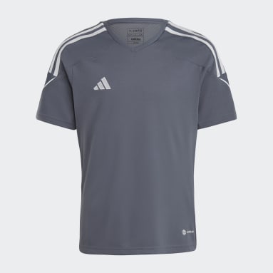 Jungen Fußball Tiro 23 League Trikot Grau