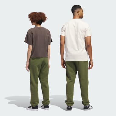 adidas Pintuck Pants (Gender Neutral) - Green, Unisex Skateboarding