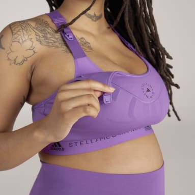 Women Gym & Training Purple adidas by Stella McCartney High Support Maternity Nursing Bra