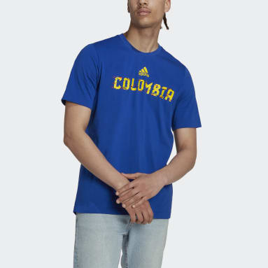 Camiseta Copa Mundial de la FIFA 2022™ Colombia Azul Hombre Fútbol