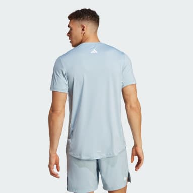 Men Training Blue Train Icons Big Logo Training Tee