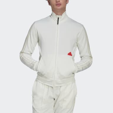 Muži Sportswear bílá Sportovní bunda 3-Stripes Fitted