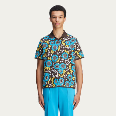 Camisa Polo Floral Malha Wales Bonner