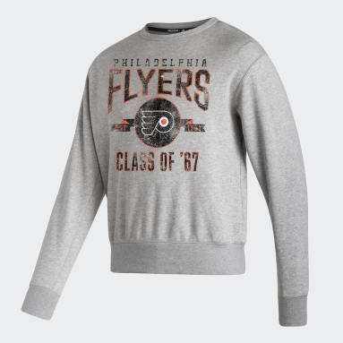Men's Hockey Grey Flyers Vintage Crew Sweatshirt