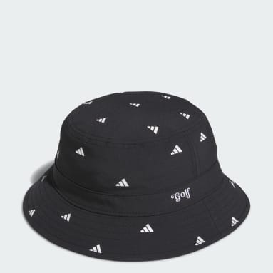 adidas Originals Logo Bucket Hat In White ($20) ❤ liked on Polyvore  featuring accessories, hats, white, …