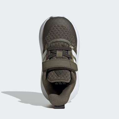 Green adidas trainers kids hot sale