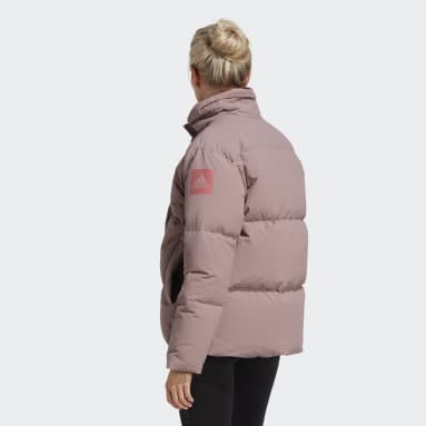 Ženy Sportswear fialová Bunda Big Baffle Down