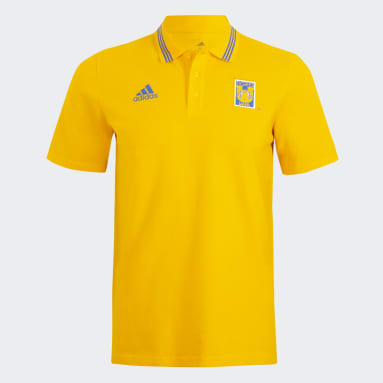 Playera Polo Tigres UANL ADN Amarillo Hombre Fútbol