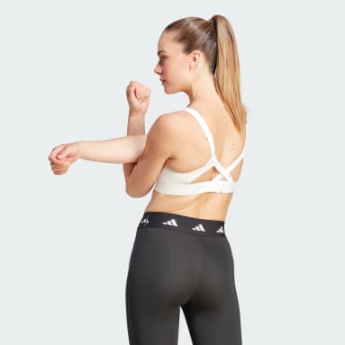 adidas Training high-support Ultimate sports bra in black