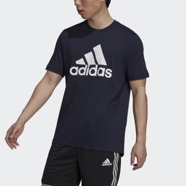 T-shirt AEROREADY Designed 2 Move Feelready Sport Logo Bleu Hommes Entraînement