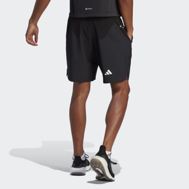 ผู้ชาย Gym & Training สีดำ กางเกงเทรนนิงขาสั้น Train Icons 3-Stripes
