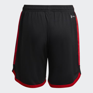 Short Home 22 Belgium Nero Ragazzo Calcio