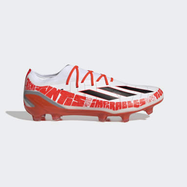 Zapatos de Fútbol X Speedportal Messi.1 Terreno Firme Blanco Fútbol