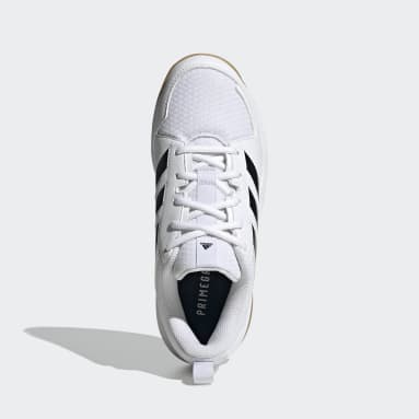 Women Netball White Ligra 7 Indoor Shoes