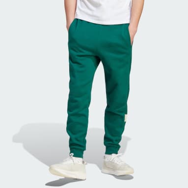 Men Training Green Lounge French Terry Pants