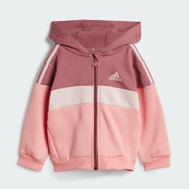 Pink adidas tracksuit 12-18 months top