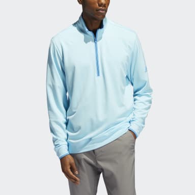 Sudadera Cierre Corto Azul Hombre Golf