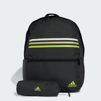 Lifestyle Black Classic Horizontal 3-Stripes Backpack
