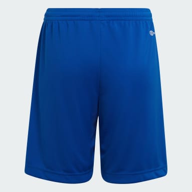 Shorts Entrada 22 Azul Niño Fútbol