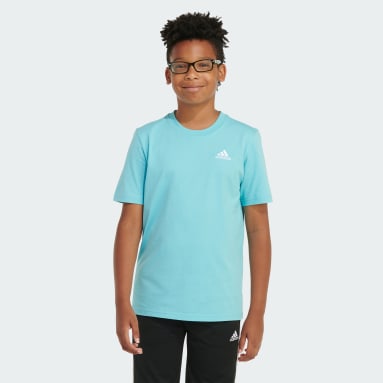 Youth Training Blue ESSENTIAL EMB LOGO TEE