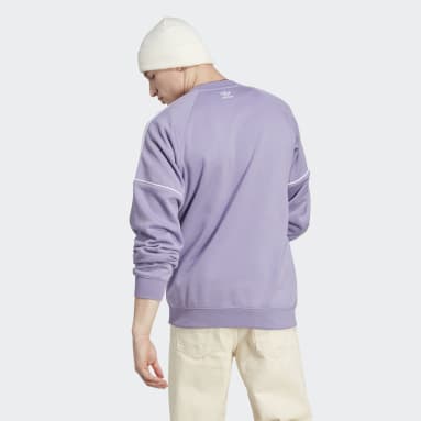 Men Originals Purple adidas Rekive Crew Sweatshirt