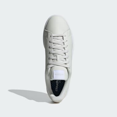 Adidas white and rose gold online cloudfoam advantage trainers