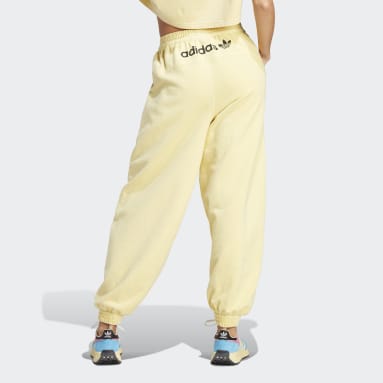 Women Originals Yellow Originals Back Logo Sweat Pants