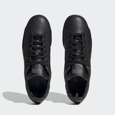 Total 34+ imagen adidas black leather shoes