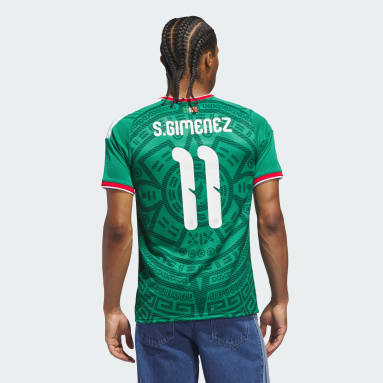 Mexico 26 Home Gimenez Jersey