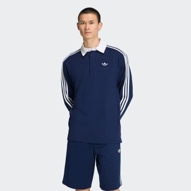 3-STRIPES RUGBY LONGSLEEVE POLO