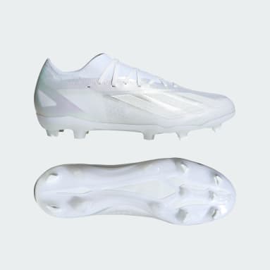 Botas de Futebol X Crazyfast.2 – Piso firme Branco Futebol