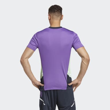 남성 Football Purple 레알 마드리드 콘디보 22 트레이닝 저지