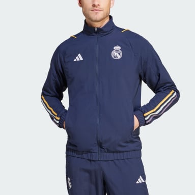 adidas Veste de présentation Real Madrid Tiro 23 Bleu Hommes Football