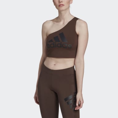 Débardeur Future Icons Badge of Sport Marron Femmes Sportswear