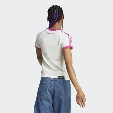 Originals biela Tričko PRIDE RM 3-Stripes
