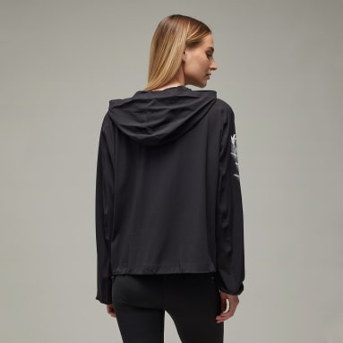 Adidas jassen zwart store