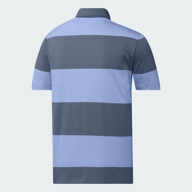 Colorblock Rugby Stripe Polo Shirt