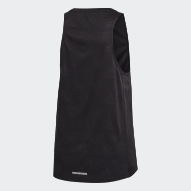 Polera sin Mangas Own The Run Negro Mujer Running